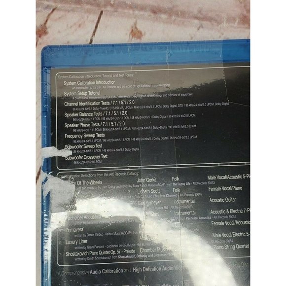 AIX Records Audio Calibration & Spears & Munsil HD Benchmark Blu-ray CD Disk - Picture 8 of 10